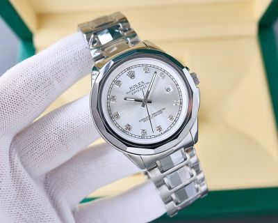 Rolex Stainless Steel 8215 Automatic Movement 41*10.8MM White Watch